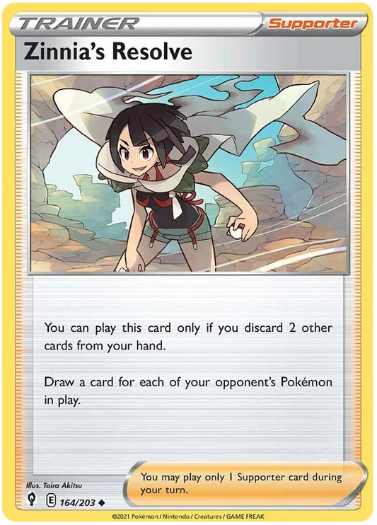 Zinnia's Resolve (164/203) - Evolving Skies