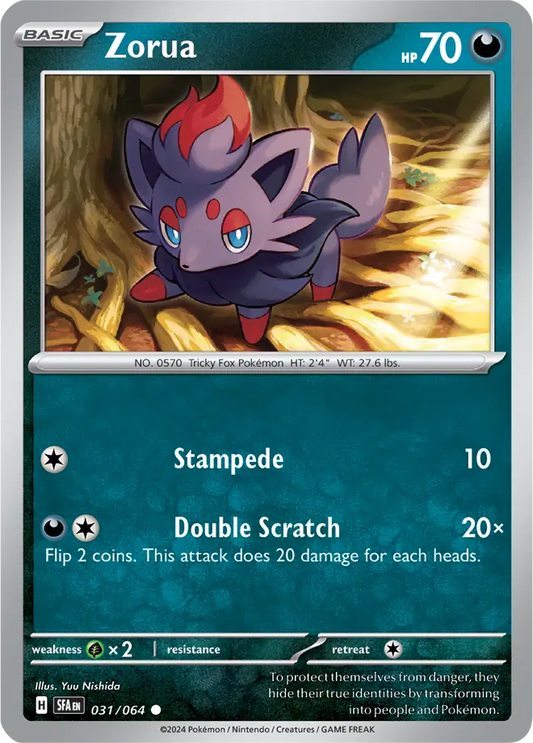 Zorua (031/064) - Shrouded Fable