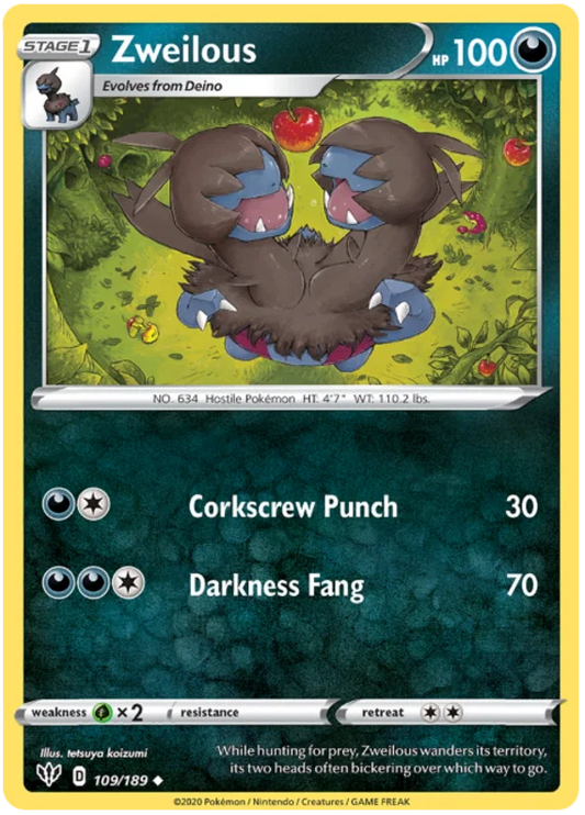 Zweilous (109/189) - Darkness Ablaze