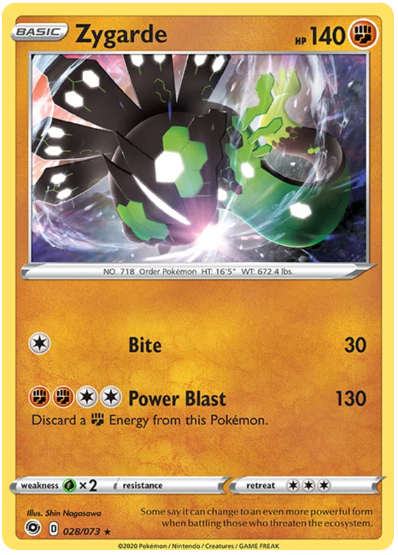 Zygarde [Reverse Holo] (028/073) - Champion's Path
