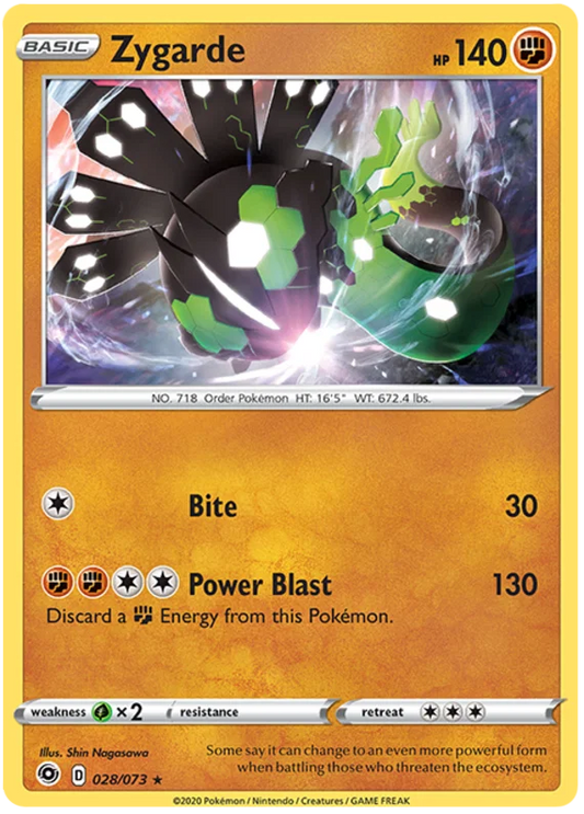 Zygarde [Reverse Holo] (028/073) - Champion's Path