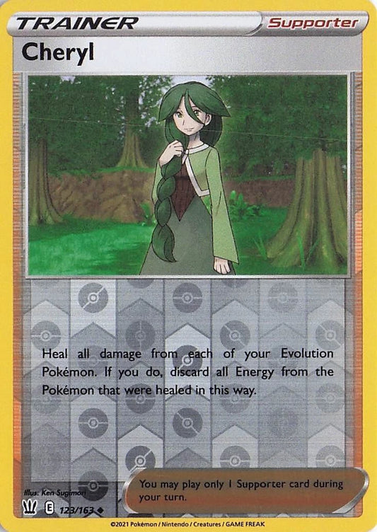 Cheryl Reverse Holo (123/163) - Battle Styles