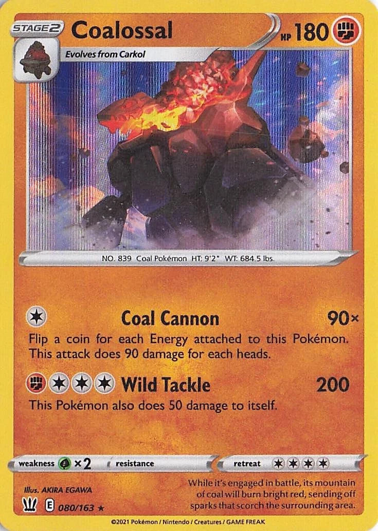 Coalossal Holo (080/163) - Battle Styles