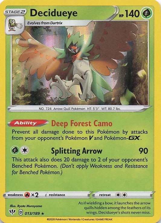 Decidueye [Holo] (013/189) - Darkness Ablaze