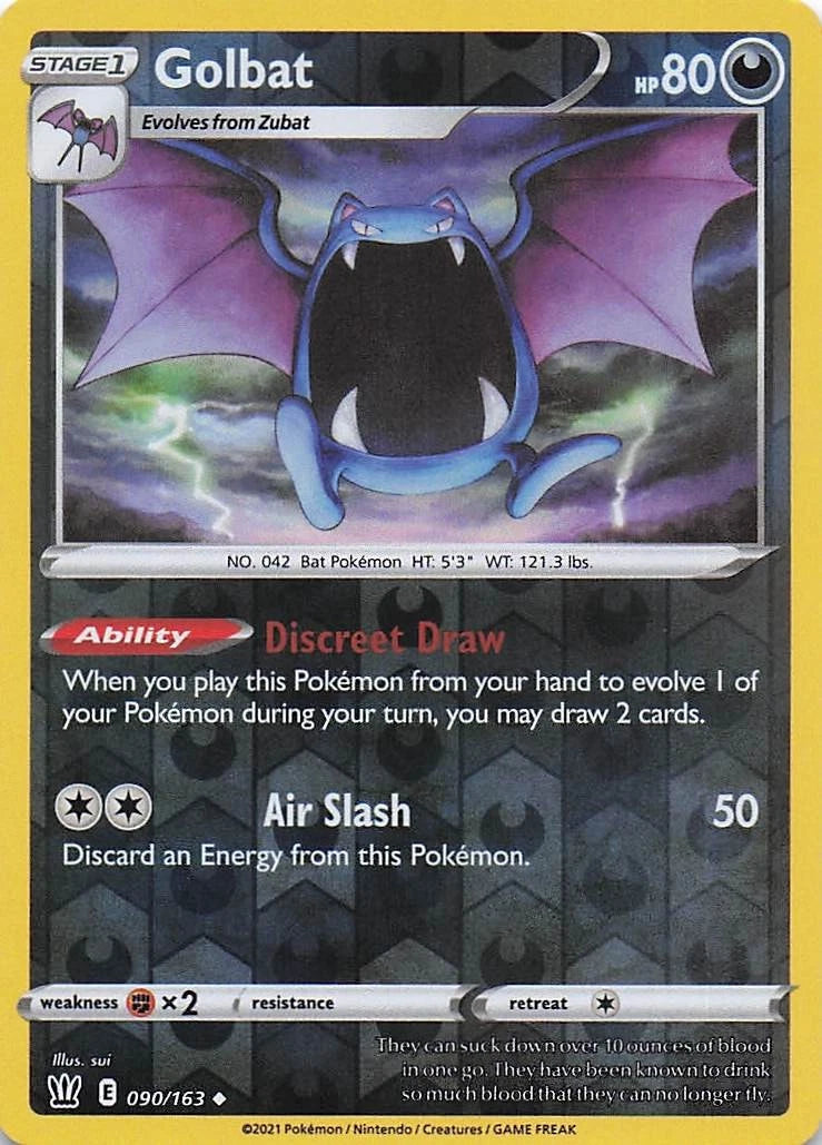 Golbat Reverse Holo (090/163) - Battle Styles