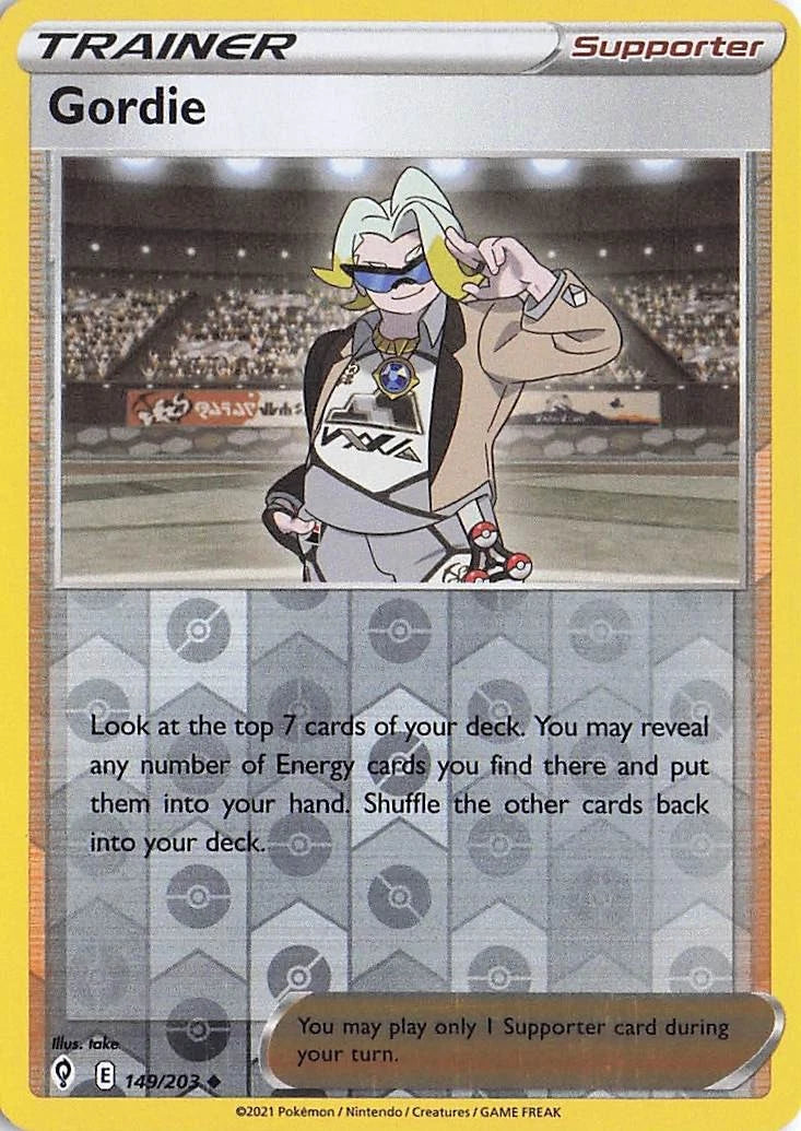 Gordie Reverse Holo (149/203) - Evolving Skies