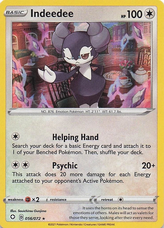 Indeedee Holo (056/072) - Shining Fates