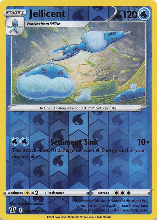 Jellicent Reverse Holo (042/163) - Battle Styles