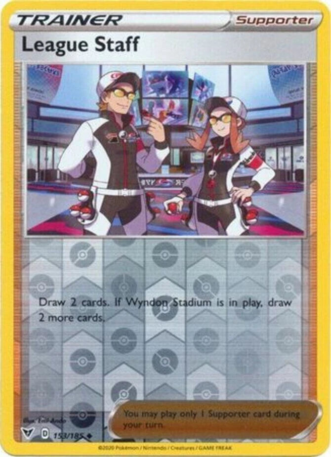 League Staff Reverse Holo (153/185) - Vivid Voltage