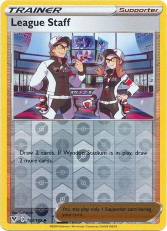 League Staff Reverse Holo (153/185) - Vivid Voltage