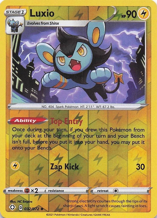 Luxio Reverse Holo (032/072) - Shining Fates