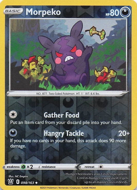 Morpeko Reverse Holo (098/163) - Battle Styles