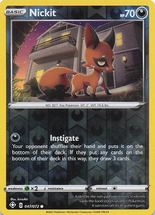 Nickit Reverse Holo (047/072) - Shining Fates