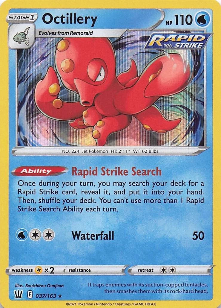 Octillery Holo (037/163) - Battle Styles