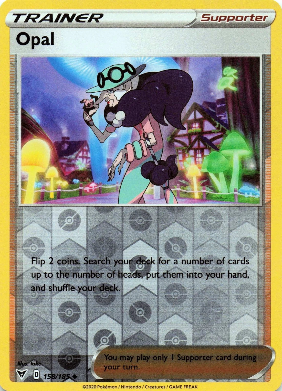 Opal Reverse Holo (158/185) - Vivid Voltage