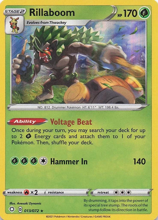 Rillaboom Holo (013/072) - Shining Fates