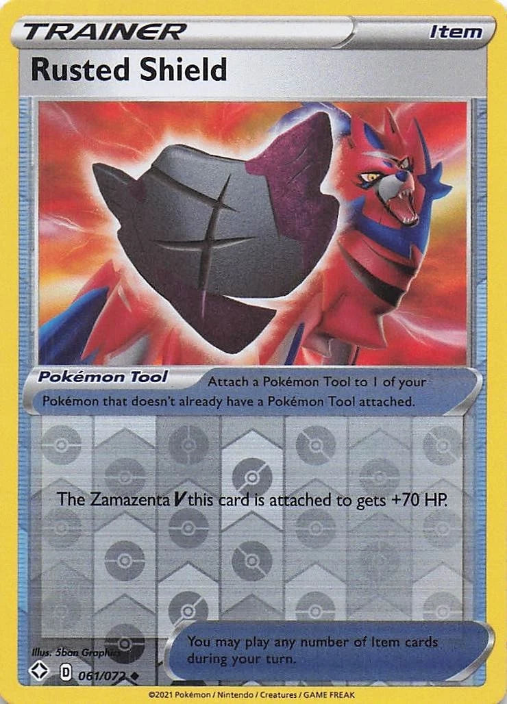 Rusted Shield Reverse Holo (061/072) - Shining Fates