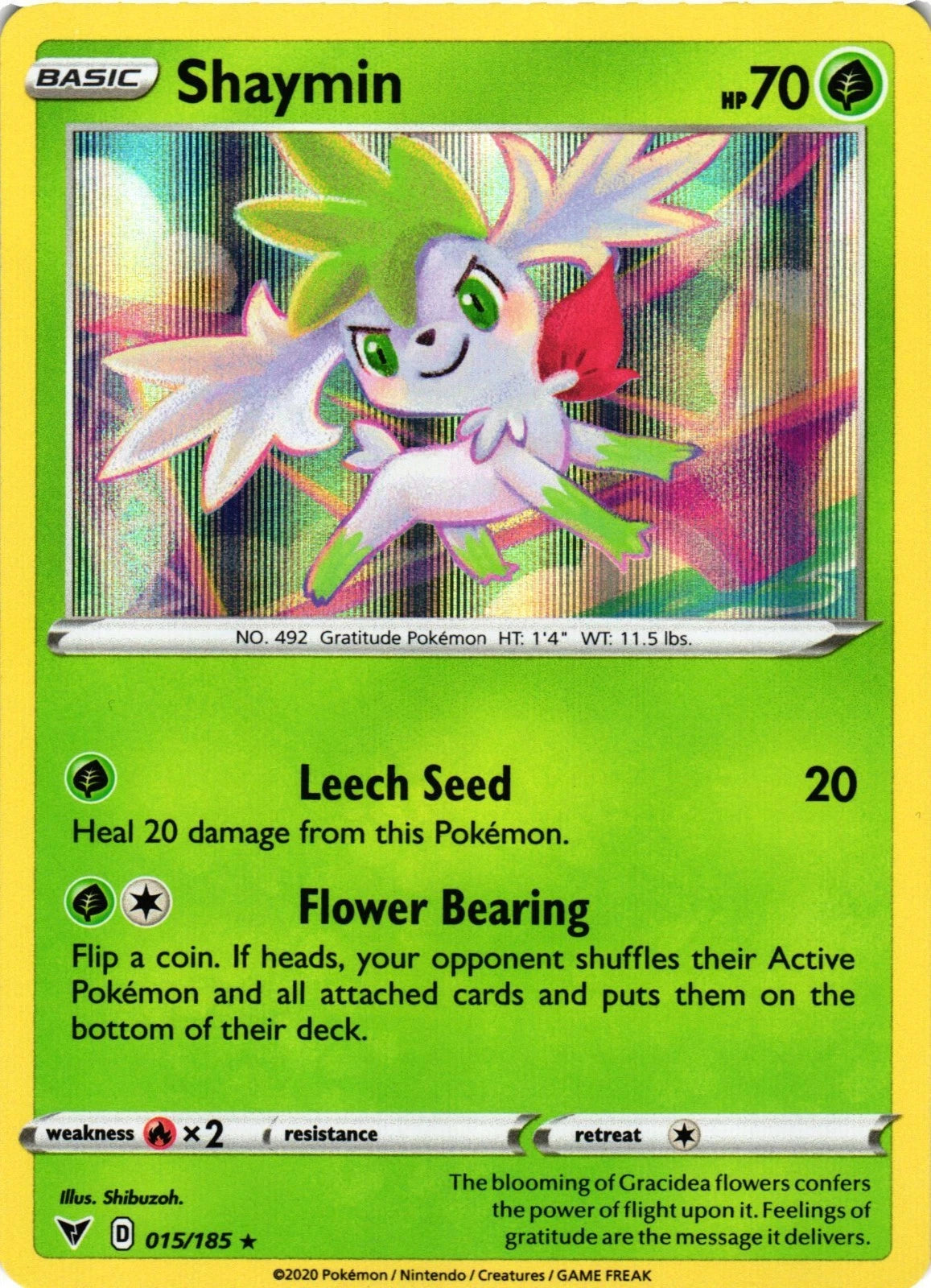 Shaymin Holo (015/185) - Vivid Voltage