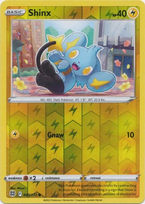 Shinx Reverse Holo (049/172) - Brilliant Stars