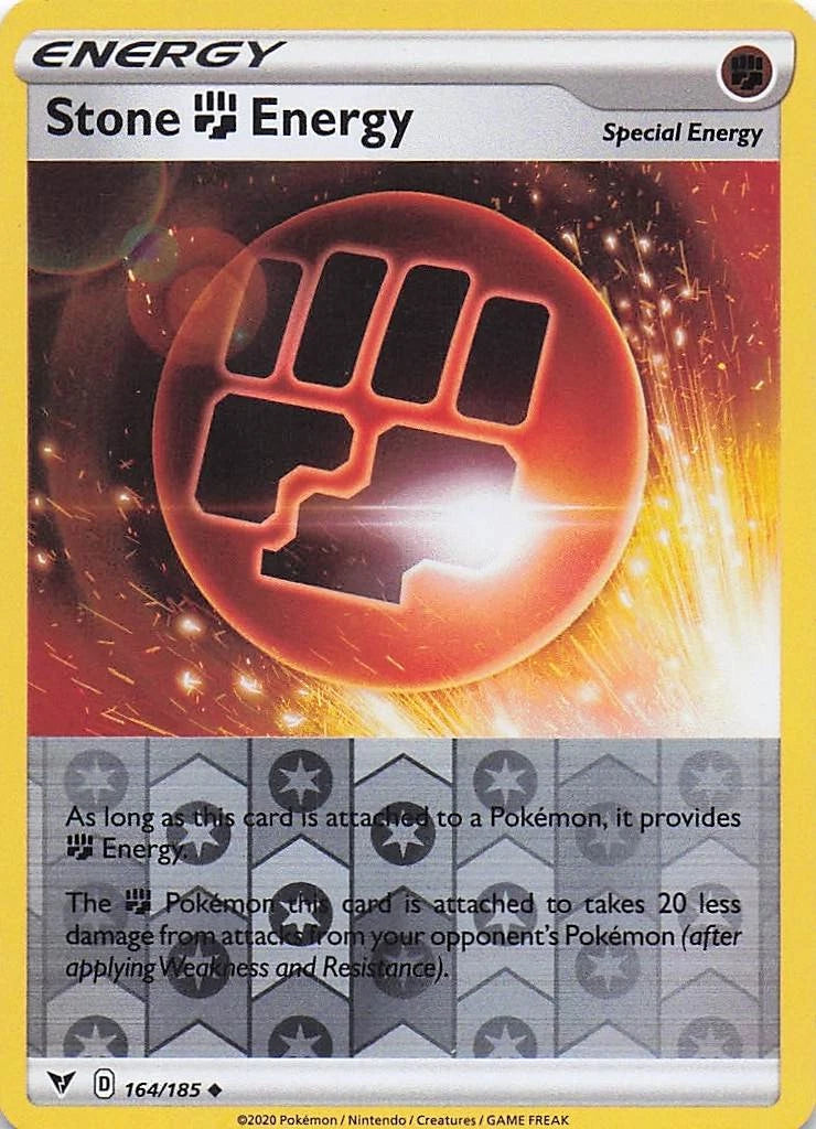 Stone Energy Reverse Holo (164/185) - Vivid Voltage