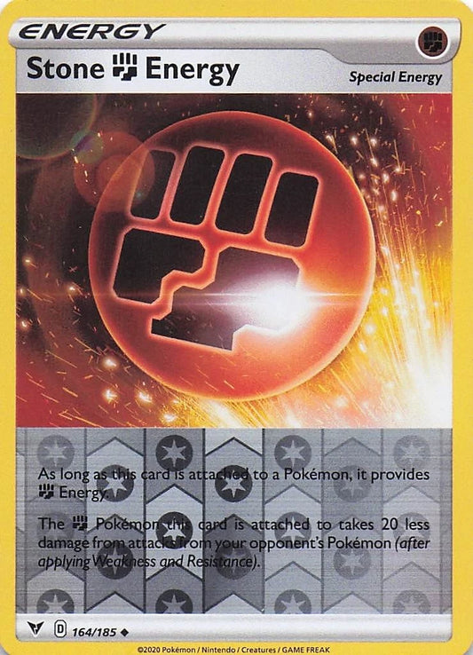 Stone Energy Reverse Holo (164/185) - Vivid Voltage