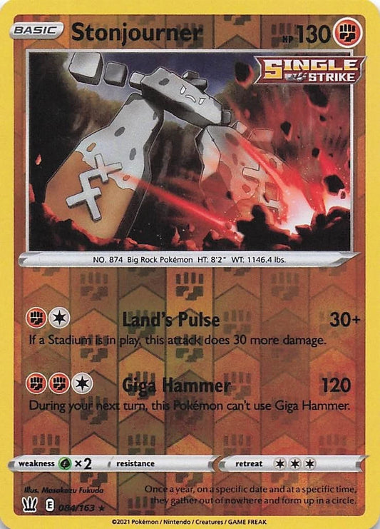 Stonjourner Reverse Holo (084/163) - Battle Styles