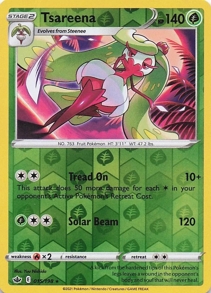 Tsareena Reverse Holo (015/198) - Chilling Reign
