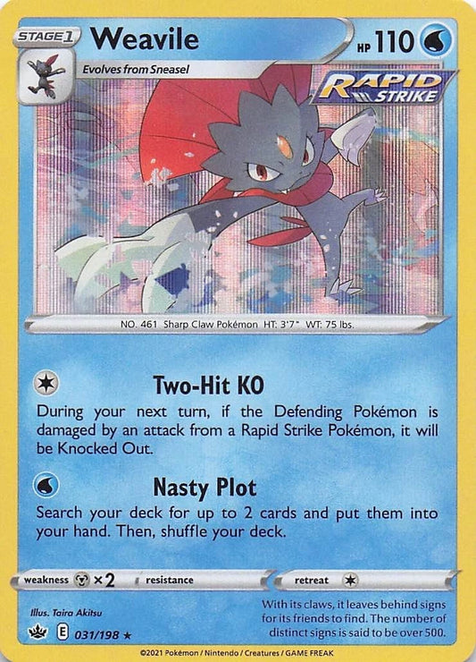 Weavile Holo (031/198) - Chilling Reign